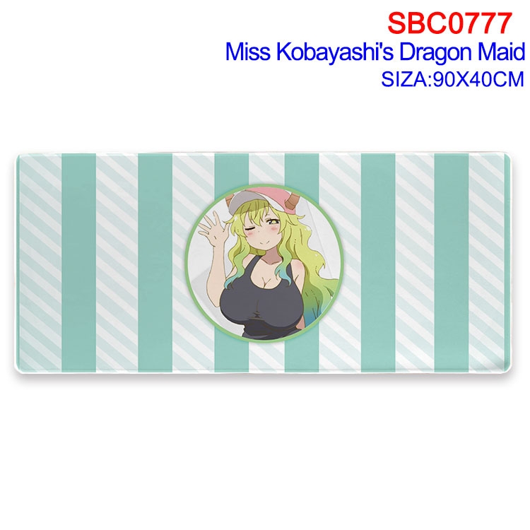Miss Kobayashis Dragon Maid Anime peripheral edge lock mouse pad 40X90CM  SBC-777