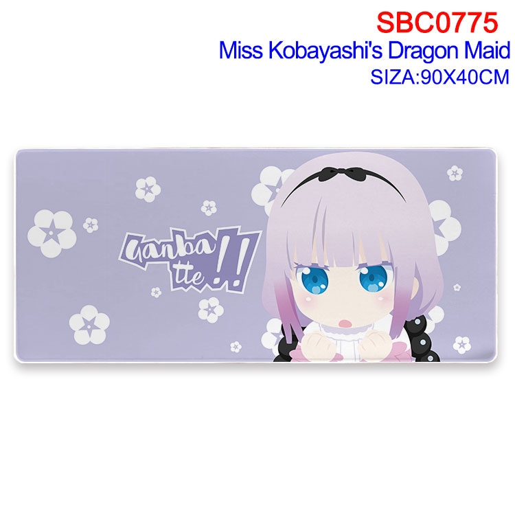 Miss Kobayashis Dragon Maid Anime peripheral edge lock mouse pad 40X90CM  SBC-775
