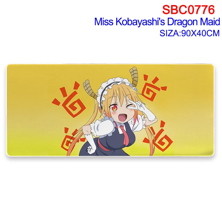 Miss Kobayashis Dragon Maid Anime peripheral edge lock mouse pad 40X90CM  SBC-776