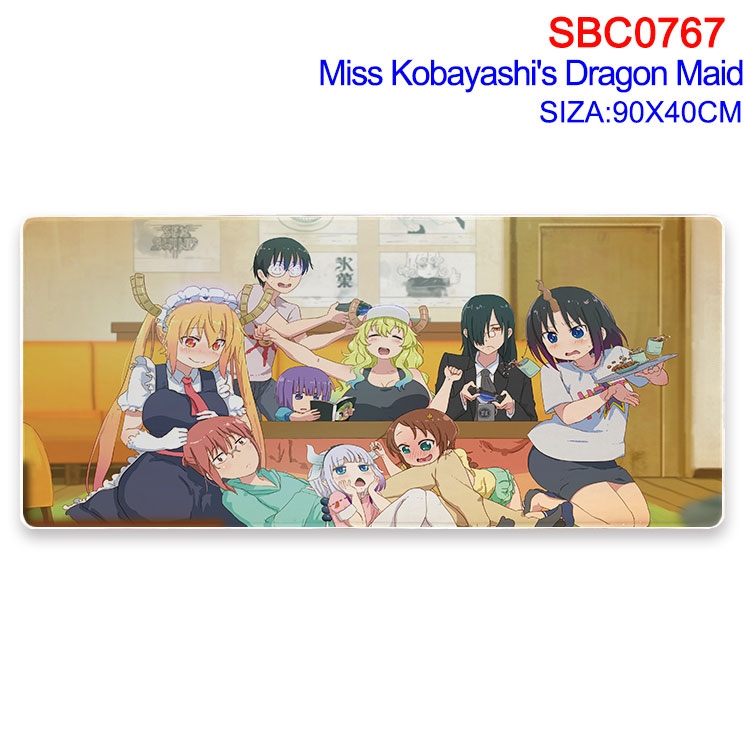 Miss Kobayashis Dragon Maid Anime peripheral edge lock mouse pad 40X90CM  SBC-767