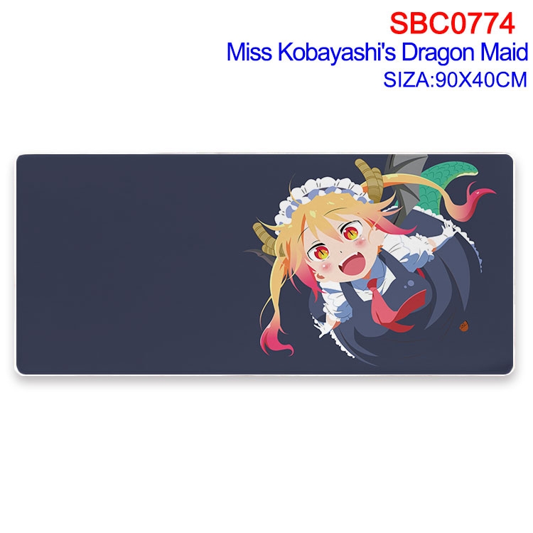 Miss Kobayashis Dragon Maid Anime peripheral edge lock mouse pad 40X90CM SBC-774