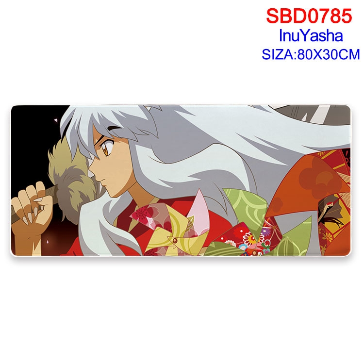 Inuyasha Anime peripheral edge lock mouse pad 80X30cm  SBD-785