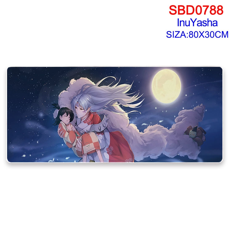 Inuyasha Anime peripheral edge lock mouse pad 80X30cm SBD-788