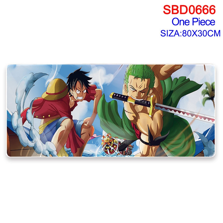 One Piece Anime peripheral edge lock mouse pad 80X30cm SBD-666