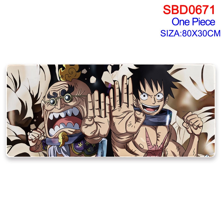 One Piece Anime peripheral edge lock mouse pad 80X30cm SBD-671