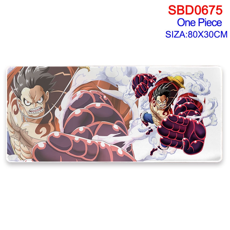 One Piece Anime peripheral edge lock mouse pad 80X30cm  SBD-675