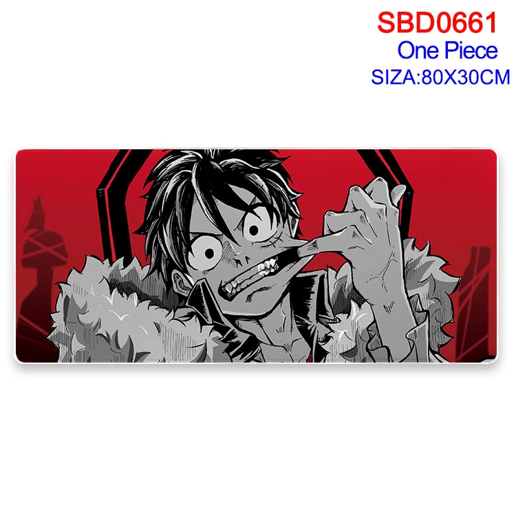 One Piece Anime peripheral edge lock mouse pad 80X30cm SBD-661