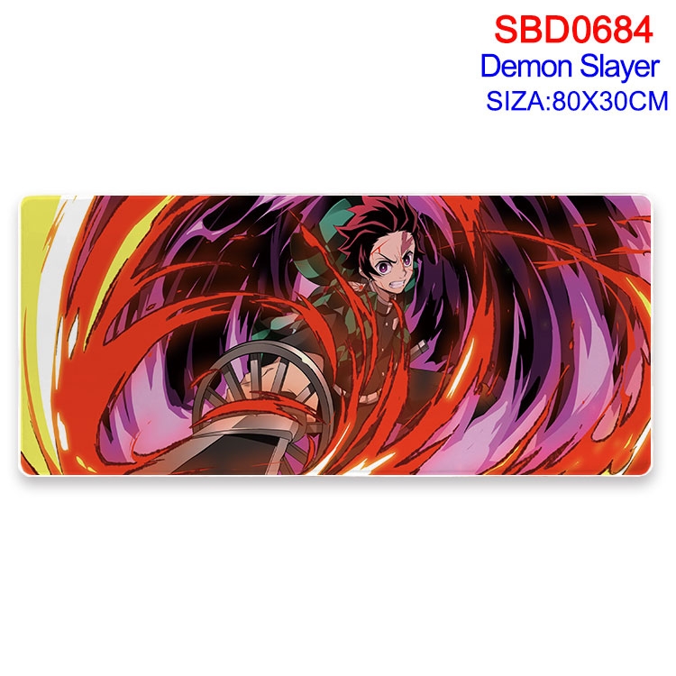 Demon Slayer Kimets Anime peripheral edge lock mouse pad 80X30cm SBD-684