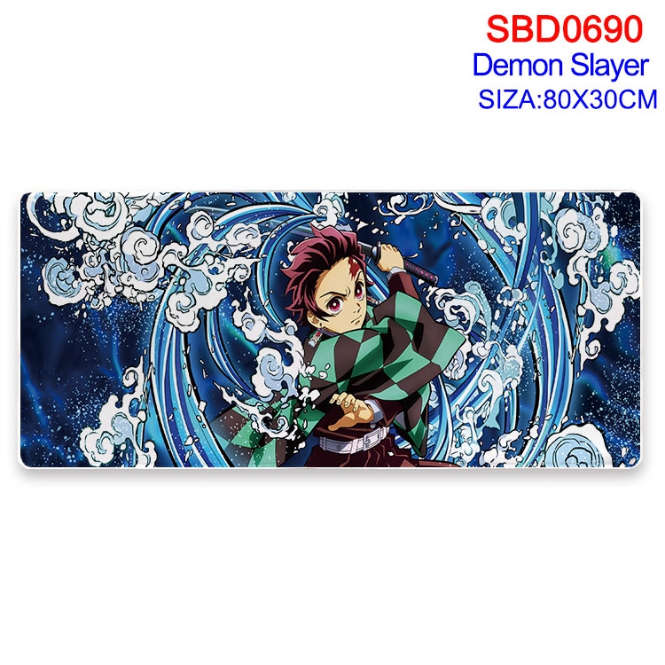 Demon Slayer Kimets Anime peripheral edge lock mouse pad 80X30cm SBD-690