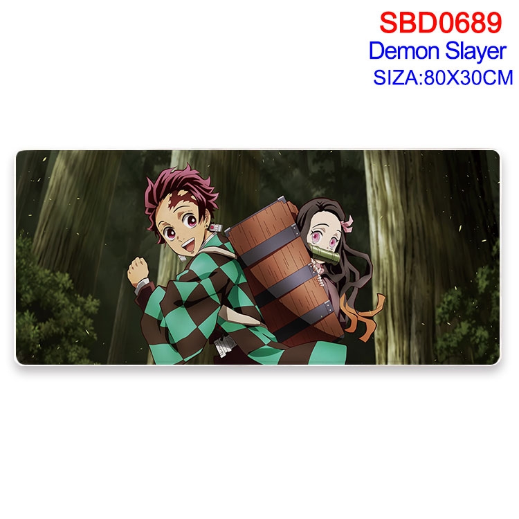 Demon Slayer Kimets Anime peripheral edge lock mouse pad 80X30cm SBD-689