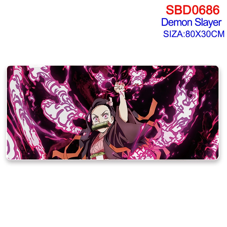 Demon Slayer Kimets Anime peripheral edge lock mouse pad 80X30cm SBD-686