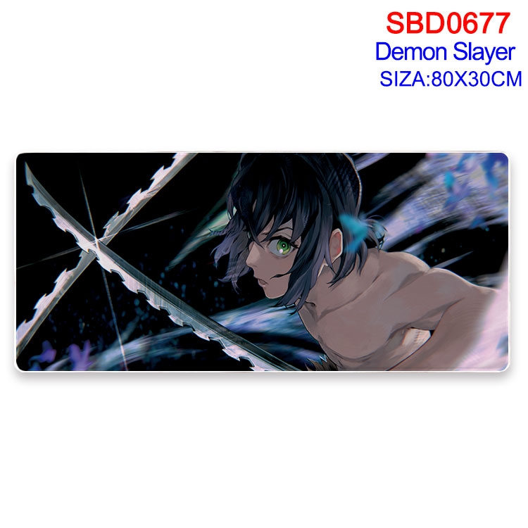Demon Slayer Kimets Anime peripheral edge lock mouse pad 80X30cm SBD-677