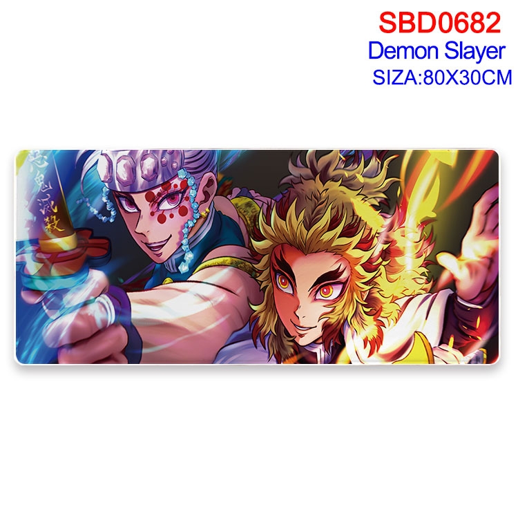 Demon Slayer Kimets Anime peripheral edge lock mouse pad 80X30cm SBD-682