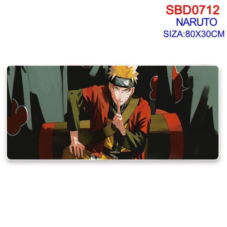 Naruto Anime peripheral edge lock mouse pad 80X30cm SBD-712