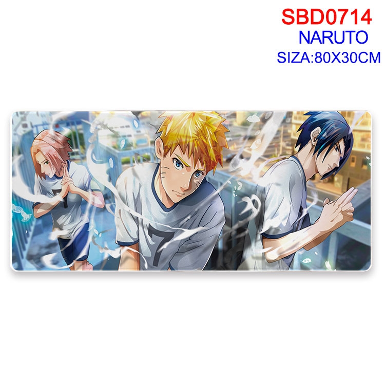 Naruto Anime peripheral edge lock mouse pad 80X30cm SBD-714