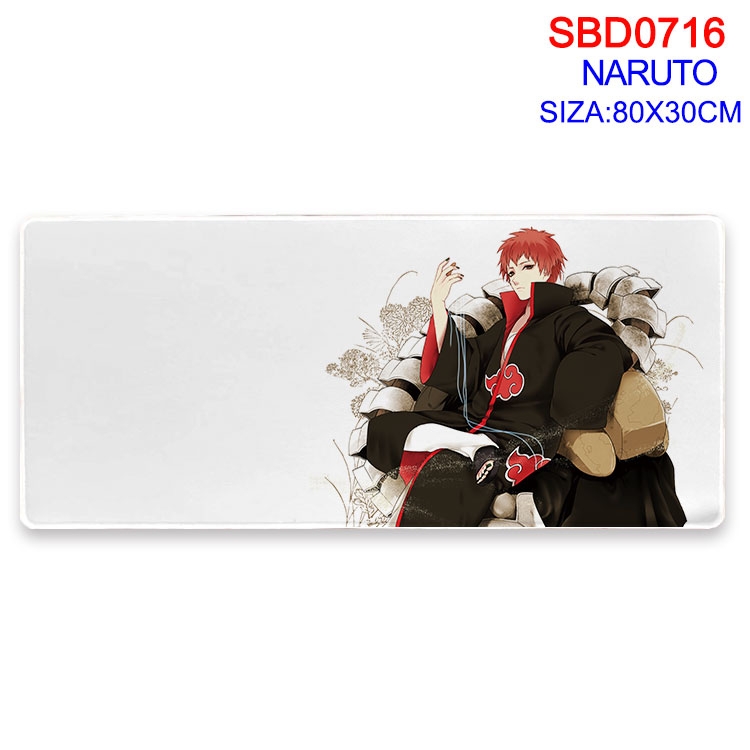 Naruto Anime peripheral edge lock mouse pad 80X30cm SBD-716