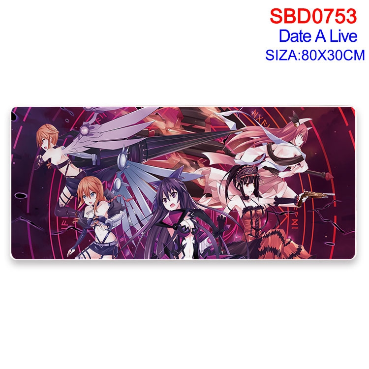 Date-A-Live Anime peripheral edge lock mouse pad 80X30cm  SBD-753