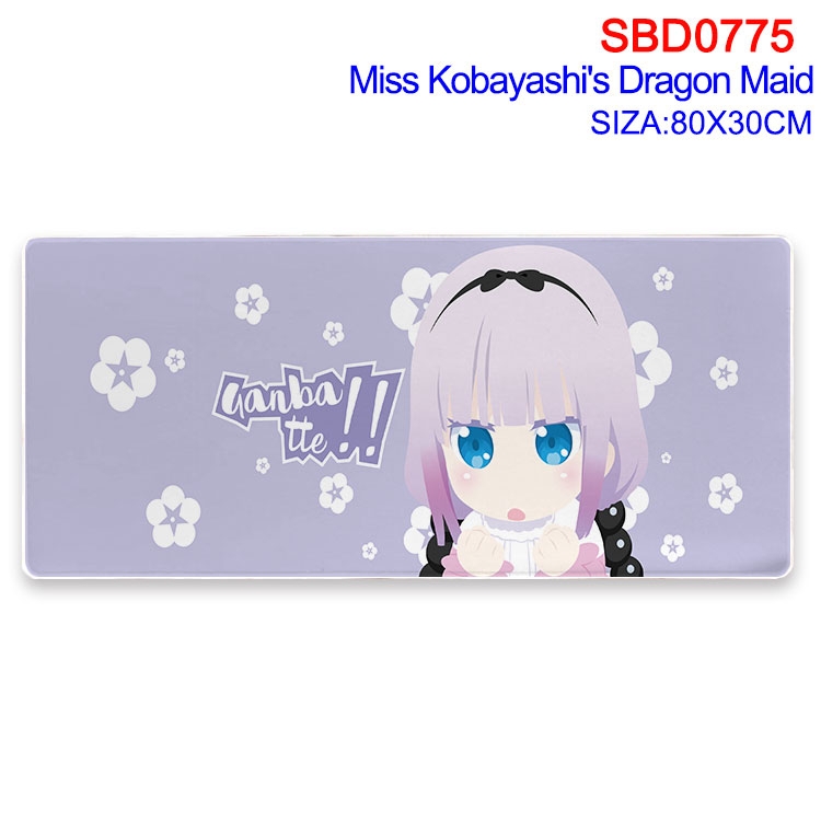 Miss Kobayashis Dragon Maid Anime peripheral edge lock mouse pad 80X30cm SBD-775