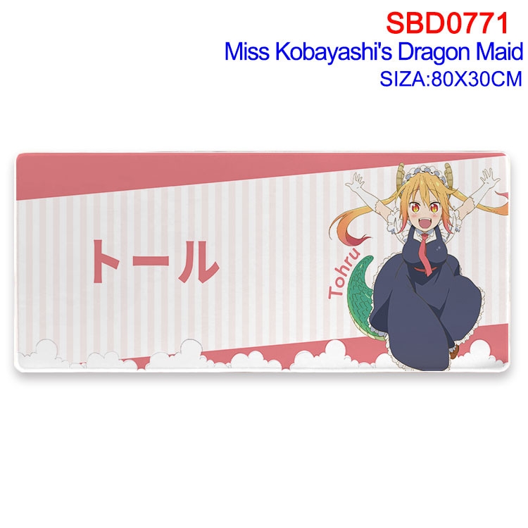 Miss Kobayashis Dragon Maid Anime peripheral edge lock mouse pad 80X30cm SBD-771