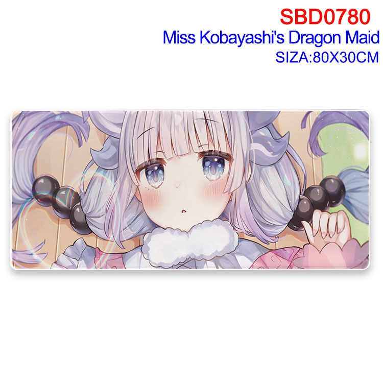 Miss Kobayashis Dragon Maid Anime peripheral edge lock mouse pad 80X30cm SBD-780