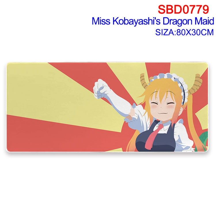 Miss Kobayashis Dragon Maid Anime peripheral edge lock mouse pad 80X30cm SBD-779
