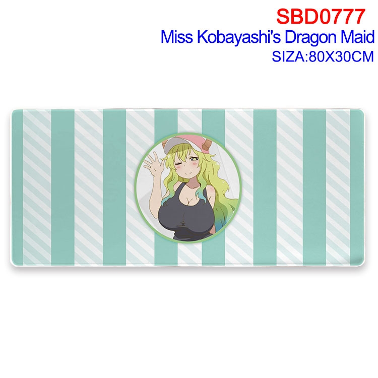 Miss Kobayashis Dragon Maid Anime peripheral edge lock mouse pad 80X30cm SBD-777