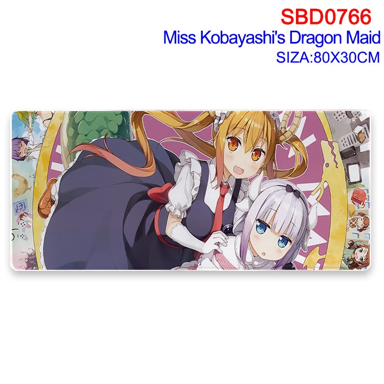 Miss Kobayashis Dragon Maid Anime peripheral edge lock mouse pad 80X30cm SBD-766