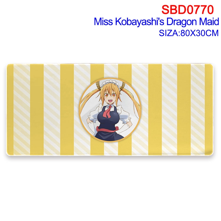 Miss Kobayashis Dragon Maid Anime peripheral edge lock mouse pad 80X30cm SBD-770