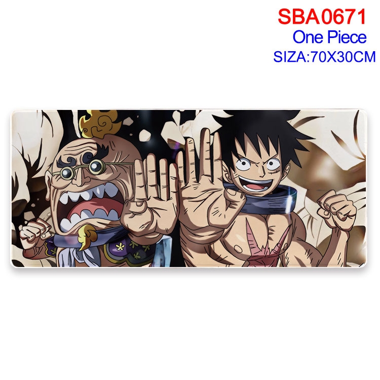 One Piece Anime peripheral edge lock mouse pad 70X30cm SBA-671