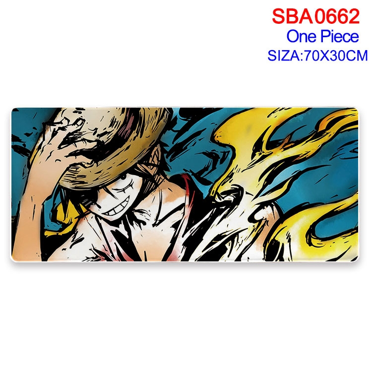 One Piece Anime peripheral edge lock mouse pad 70X30cm  SBA-662