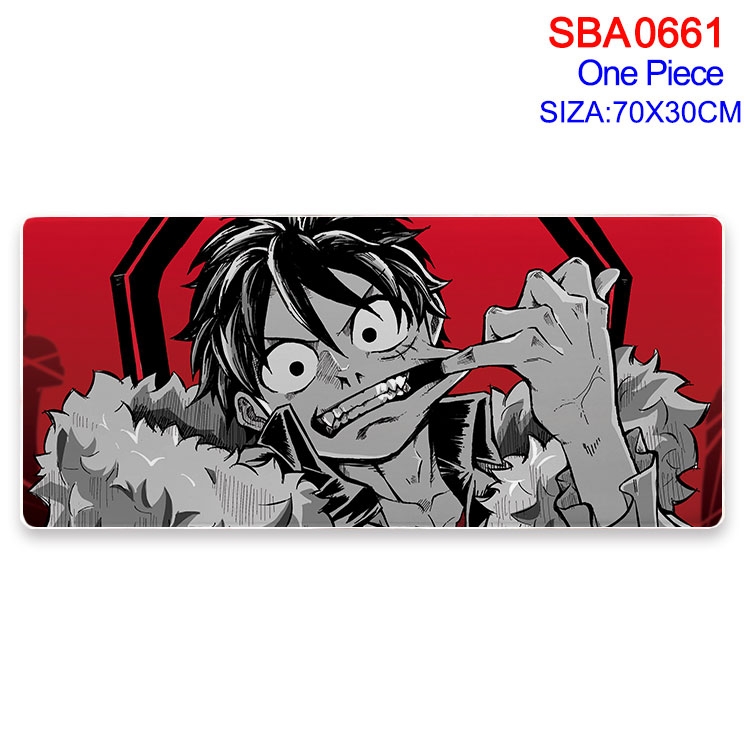 One Piece Anime peripheral edge lock mouse pad 70X30cm  SBA-661