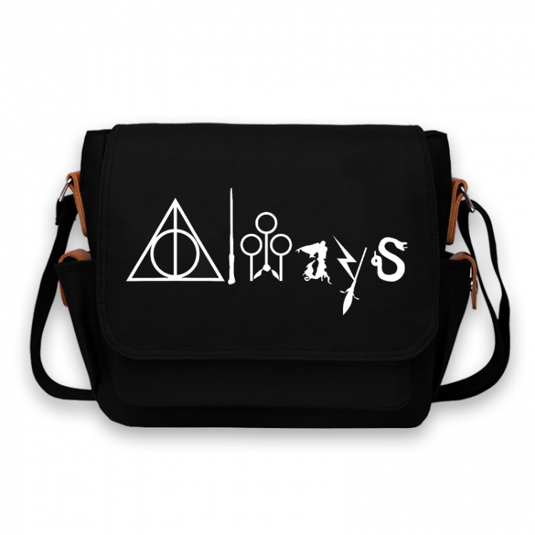 Harry Potter Anime Peripheral Shoulder Bag Casual Satchel 33X13X26cm