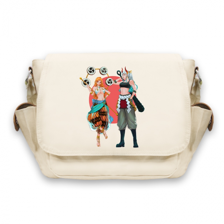 One Piece Anime Peripheral Shoulder Bag Casual Satchel 33X13X26cm