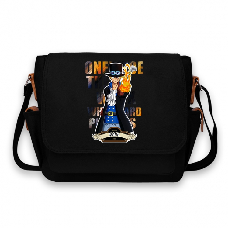 One Piece Anime Peripheral Shoulder Bag Casual Satchel 33X13X26cm