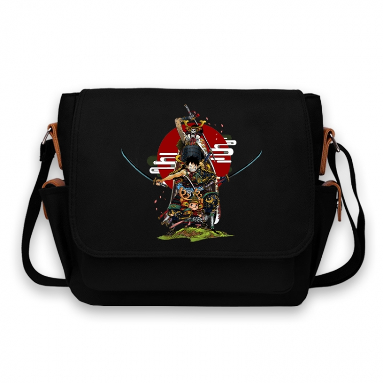 One Piece Anime Peripheral Shoulder Bag Casual Satchel 33X13X26cm