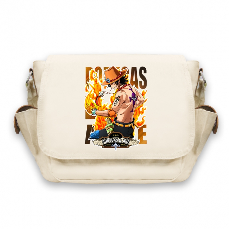 One Piece Anime Peripheral Shoulder Bag Casual Satchel 33X13X26cm