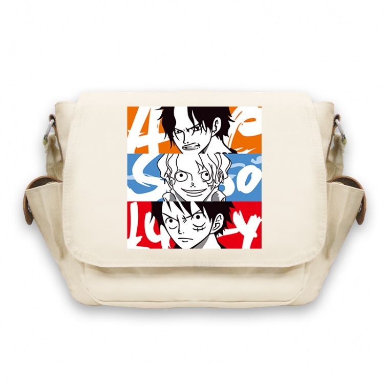 One Piece Anime Peripheral Shoulder Bag Casual Satchel 33X13X26cm