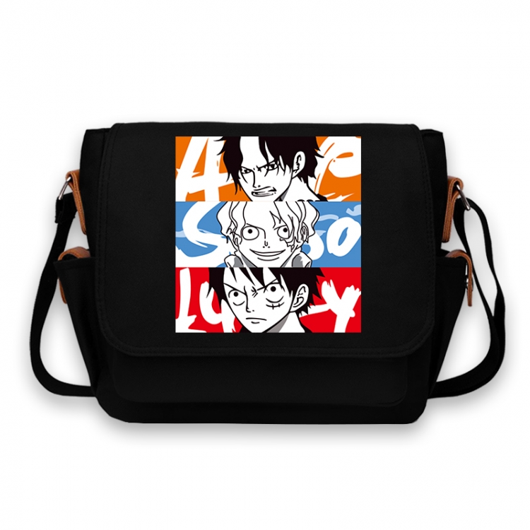 One Piece Anime Peripheral Shoulder Bag Casual Satchel 33X13X26cm