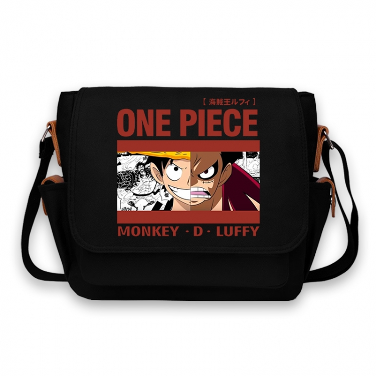 One Piece Anime Peripheral Shoulder Bag Casual Satchel 33X13X26cm