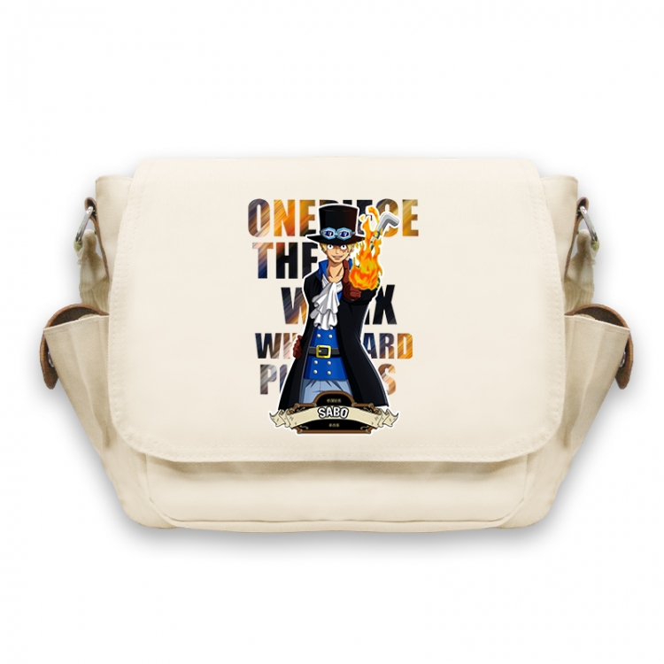 One Piece Anime Peripheral Shoulder Bag Casual Satchel 33X13X26cm