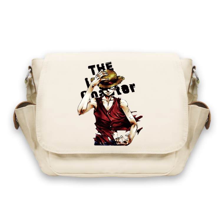 One Piece Anime Peripheral Shoulder Bag Casual Satchel 33X13X26cm