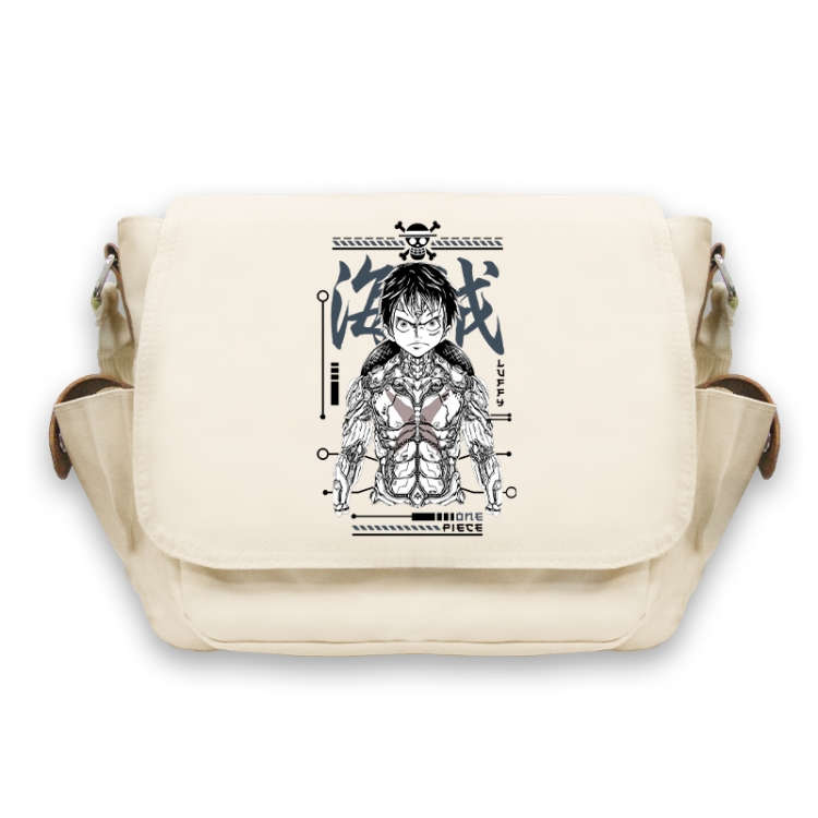 One Piece Anime Peripheral Shoulder Bag Casual Satchel 33X13X26cm