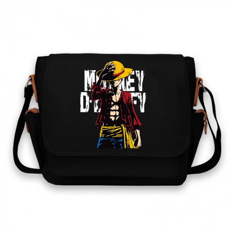 One Piece Anime Peripheral Shoulder Bag Casual Satchel 33X13X26cm