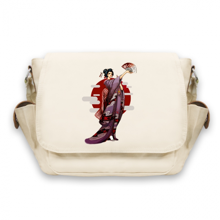 One Piece Anime Peripheral Shoulder Bag Casual Satchel 33X13X26cm