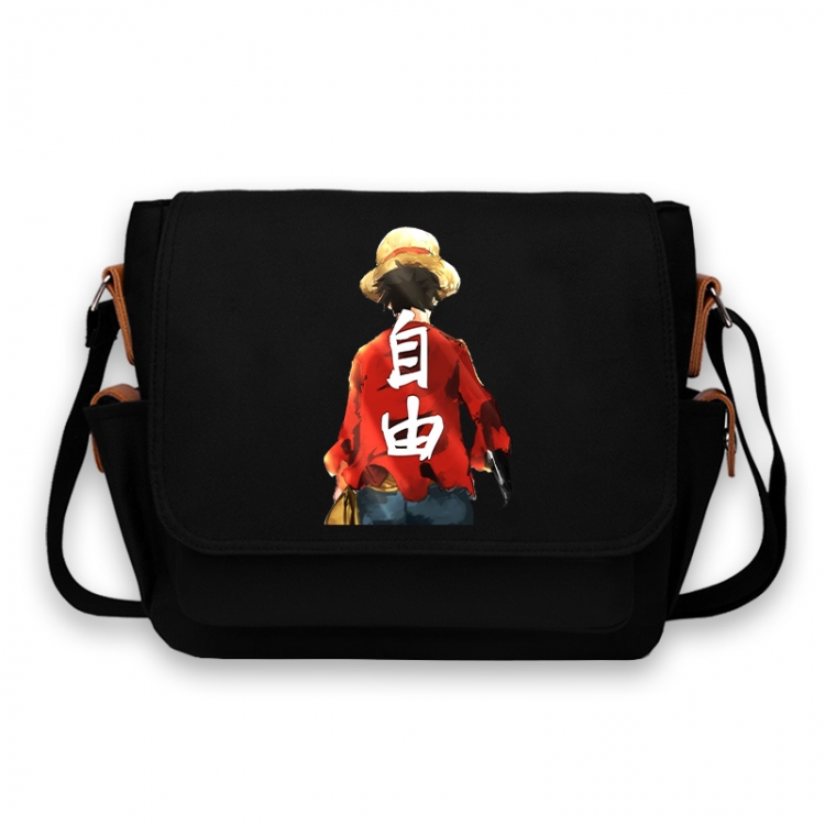 One Piece Anime Peripheral Shoulder Bag Casual Satchel 33X13X26cm