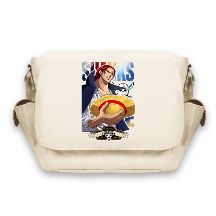 One Piece Anime Peripheral Shoulder Bag Casual Satchel 33X13X26cm