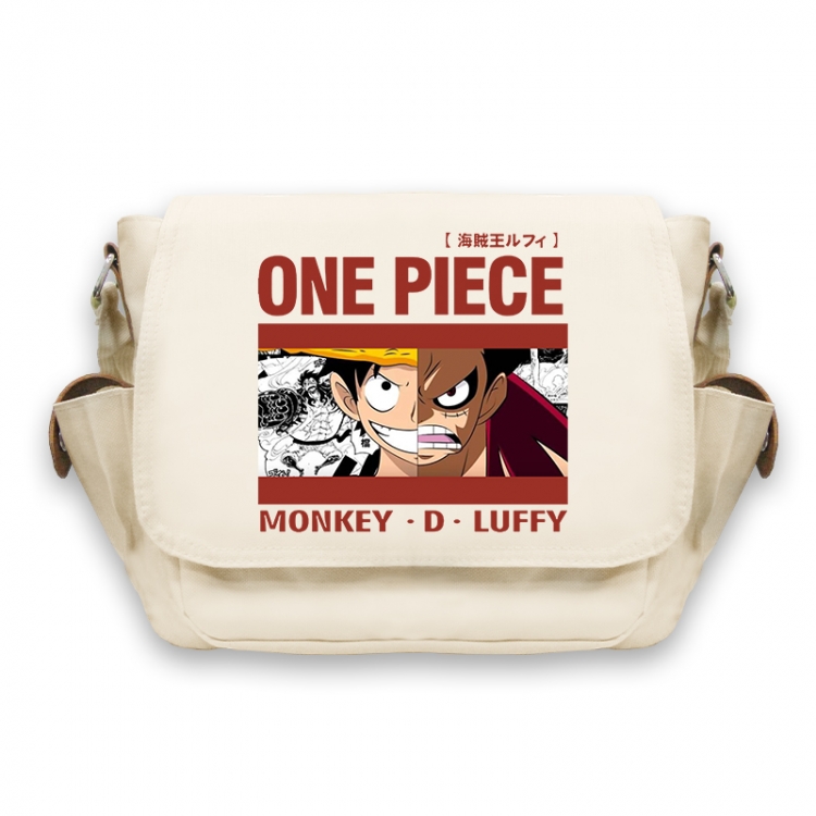 One Piece Anime Peripheral Shoulder Bag Casual Satchel 33X13X26cm