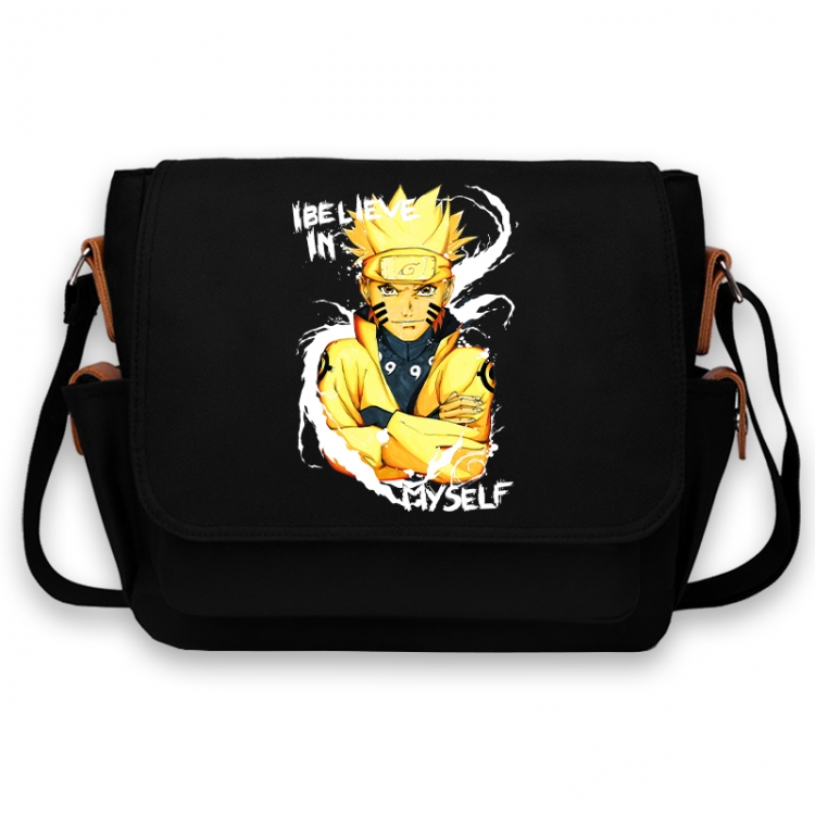 Naruto Anime Peripheral Shoulder Bag Casual Satchel 33X13X26cm