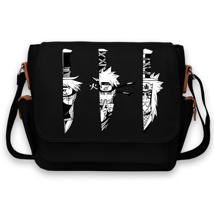 Naruto Anime Peripheral Shoulder Bag Casual Satchel 33X13X26cm