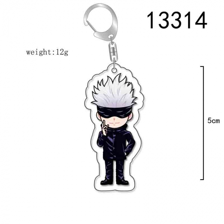 Jujutsu Kaisen  Anime Acrylic Keychain Charm price for 5 pcs 13314